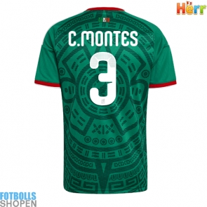 Billiga Mexiko Cesar Montes #3 Hemmatröja VM 2026 Kortärmad